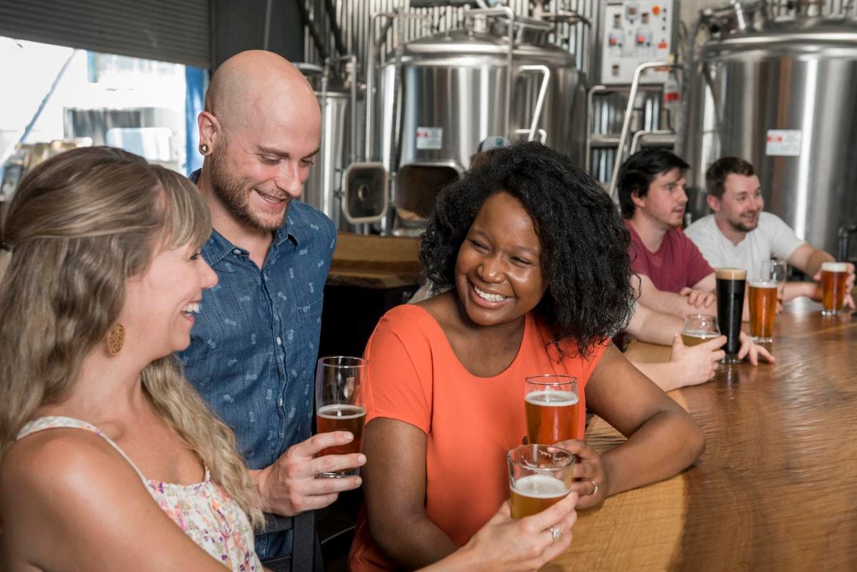 Asheville has more than 40 breweries including Bhramari Brewing Co. Asheville has more than 40 breweries including Bhramari Brewing Co.