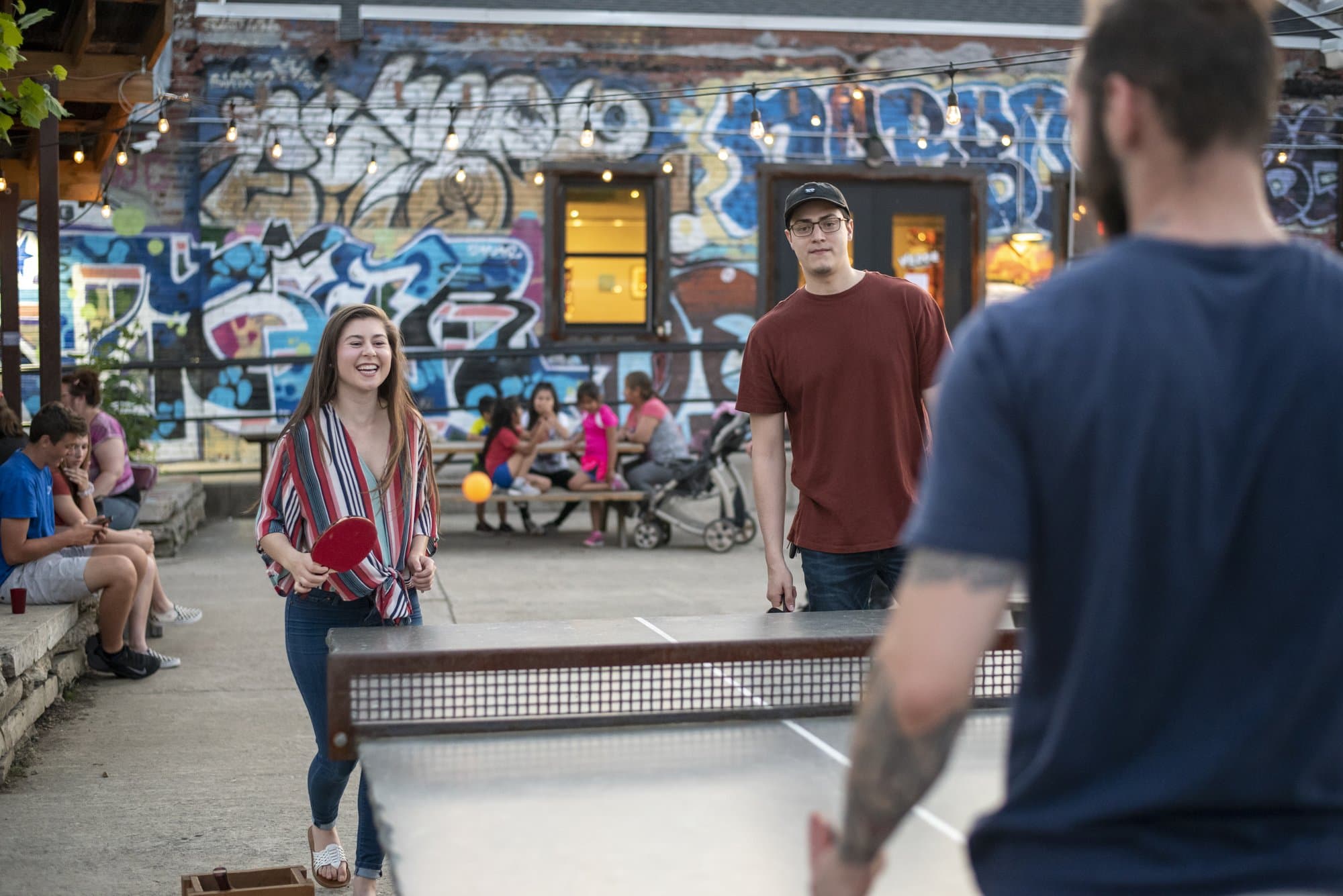 Ping pong in Asheville Ping pong in Asheville