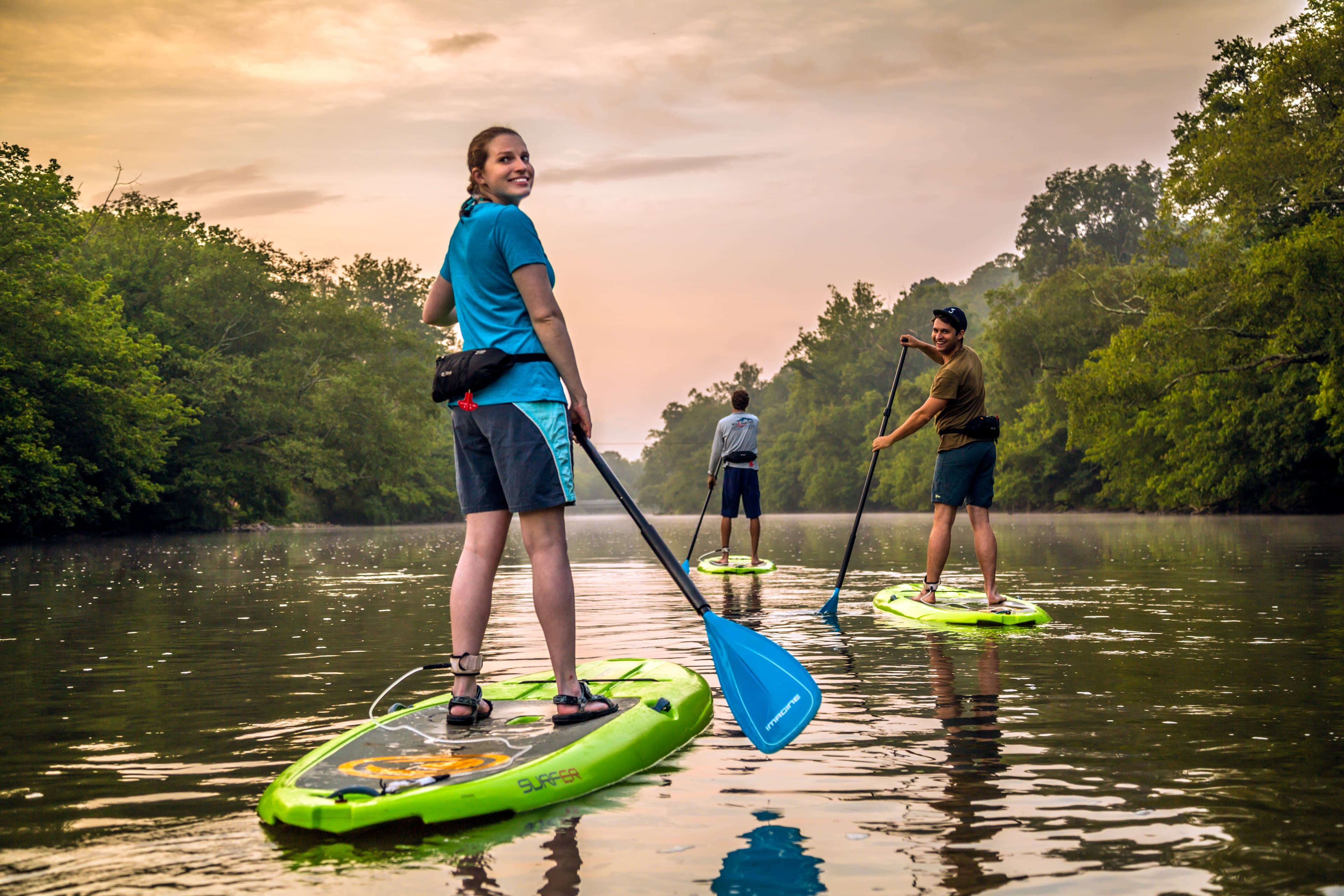 Stand Up Paddleboarding the French Broad River / Photo: Jared Kay Stand Up Paddleboarding the French Broad River / Photo: Jared Kay