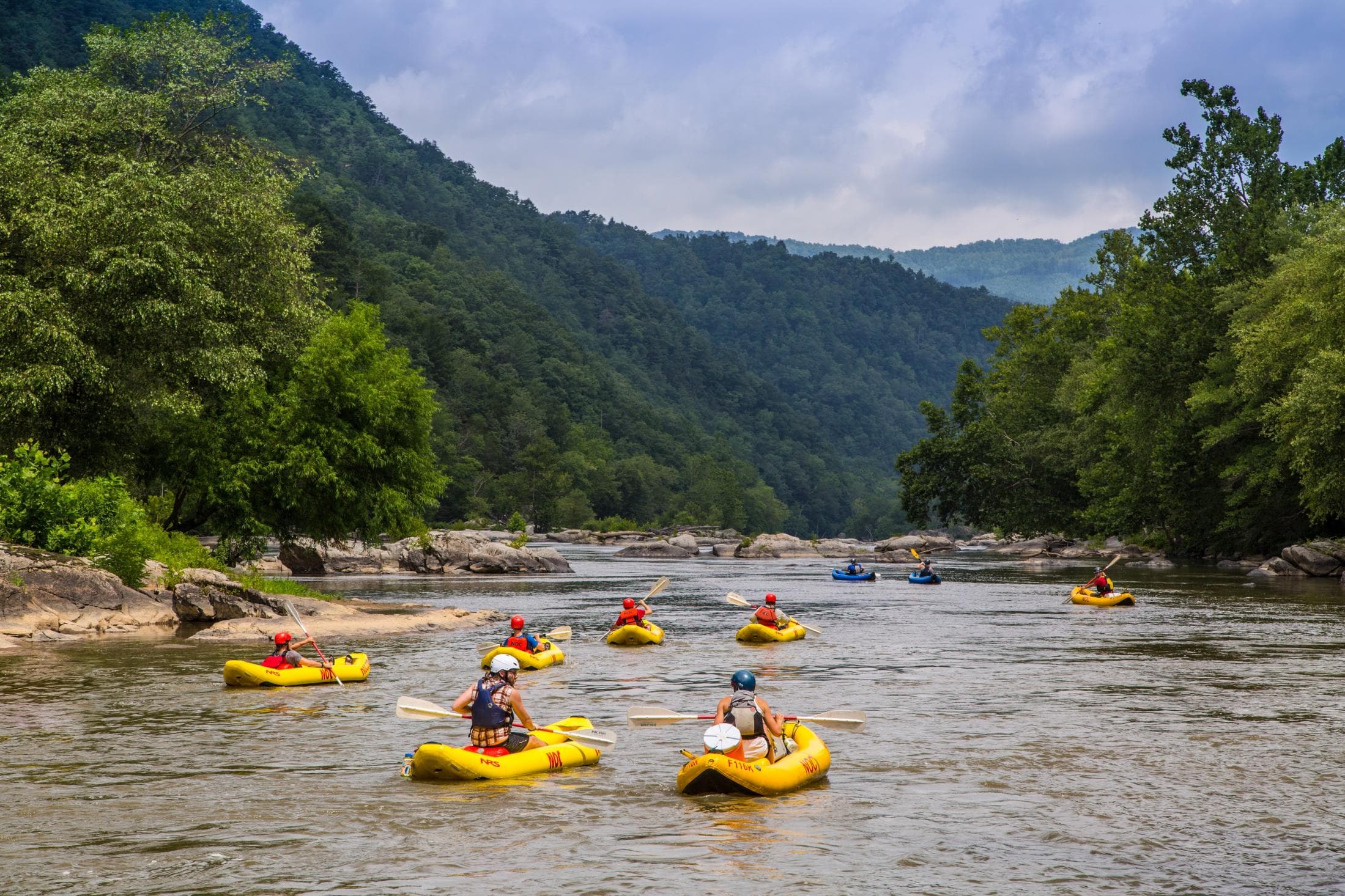 Rafting the French Broad River by Jared Kay Rafting the French Broad River by Jared Kay