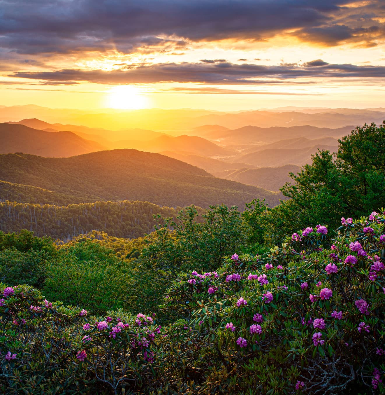 Sunset Mountain scenic view Sunset Mountain scenic view