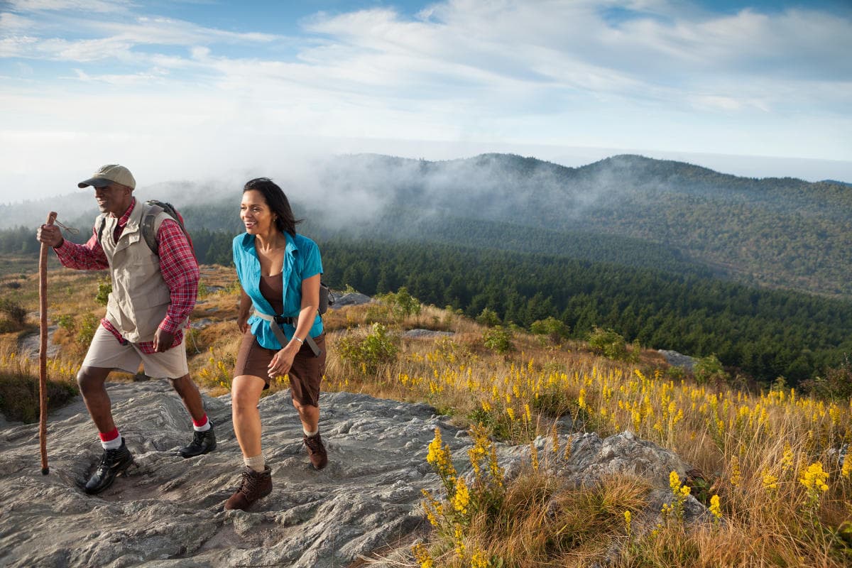 A couple hikes Black Balsam in Asheville, NC. A couple hikes Black Balsam in Asheville, NC.