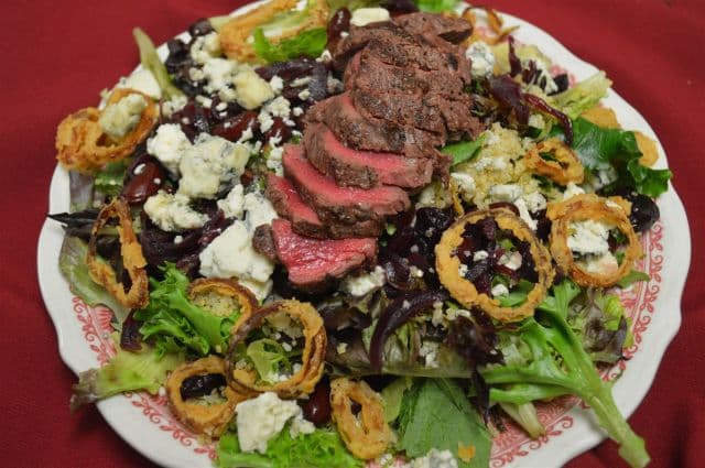 Who says decadent dining can't be healthy? This hearty salad is always a favorite. Who says decadent dining can't be healthy? This hearty salad is always a favorite.