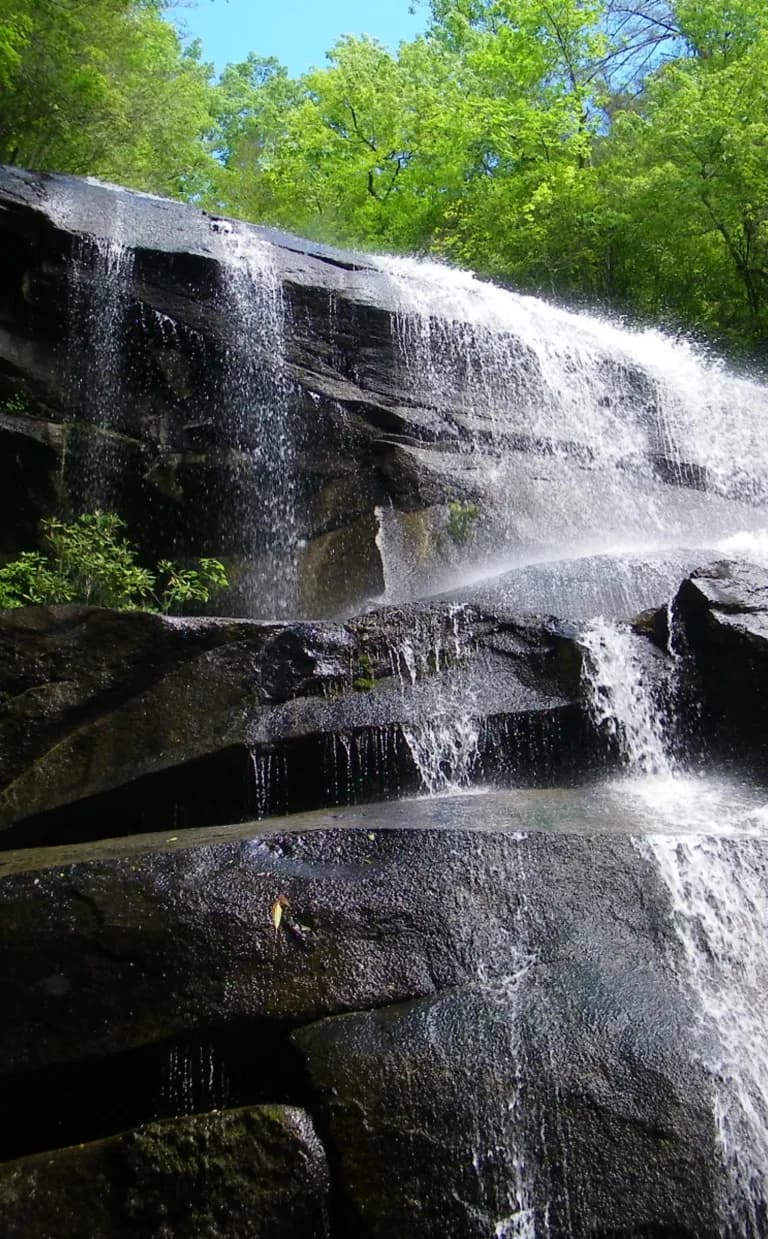 Daniel Ridge Loop Trail Daniel Ridge Loop Trail waterfall Asheville NC