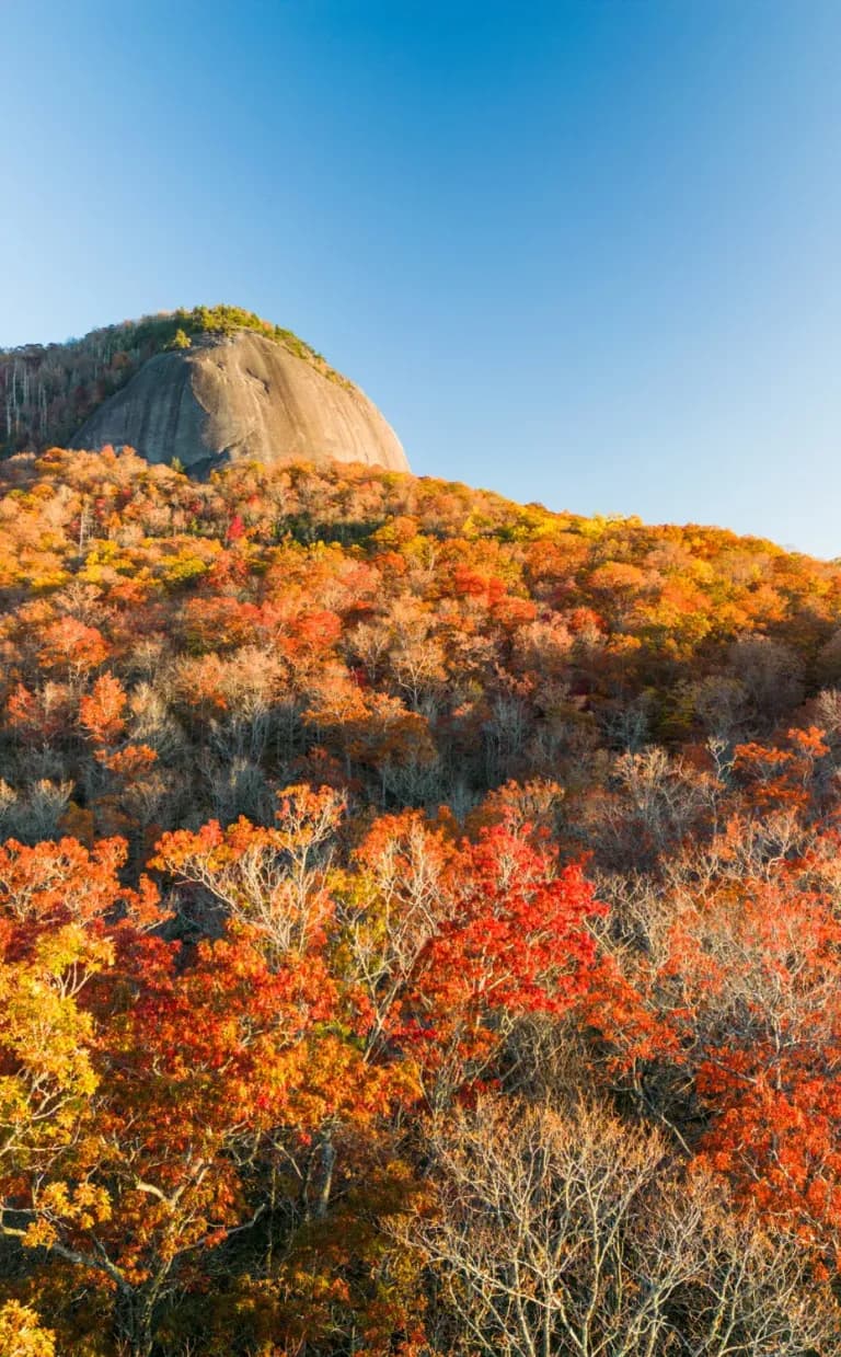 Doing Pisgah Perfectly Looking Glass Rock / Photo: Authentic Asheville