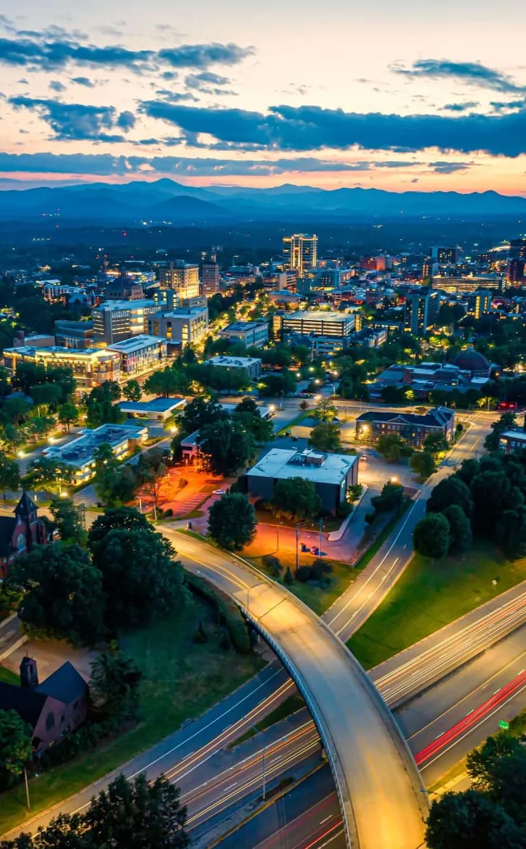 The Value of the Visitor Economy Downtown Asheville at Night / Photo: Andre Daugherty