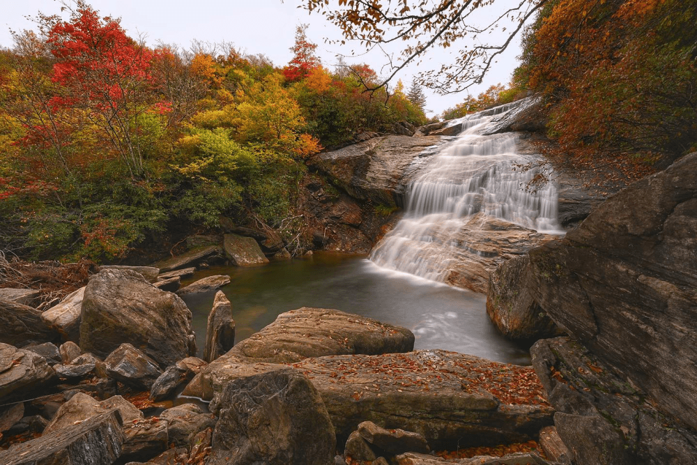 Lower Falls at Graveyard Fields Lower Falls at Graveyard Fields